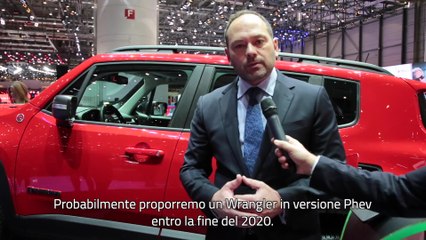 Jeff Hines - Jeep Brand EMEA al Salone Internazionale di Ginevra 2019