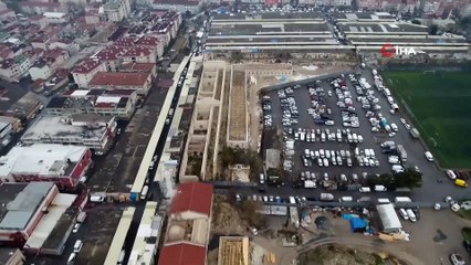 Türkiye’nin En Büyük Kütüphanesi 'Rami Kışlası' Havadan Görüntülendi