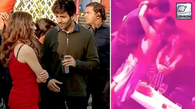 Kartik Aaryan Can't Take His Eyes Off Sara Ali Khan While Filming For Love Aaj Kal 2