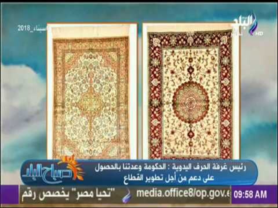 صباح البلد - لقاء مع رئيس غرفة الحرف اليدوية  وحديث خاص الحرف اليدويه في مصر ما بين التراث  والتطور
