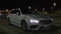 Mercedes-Benz CLA Shooting Brake Night Driving