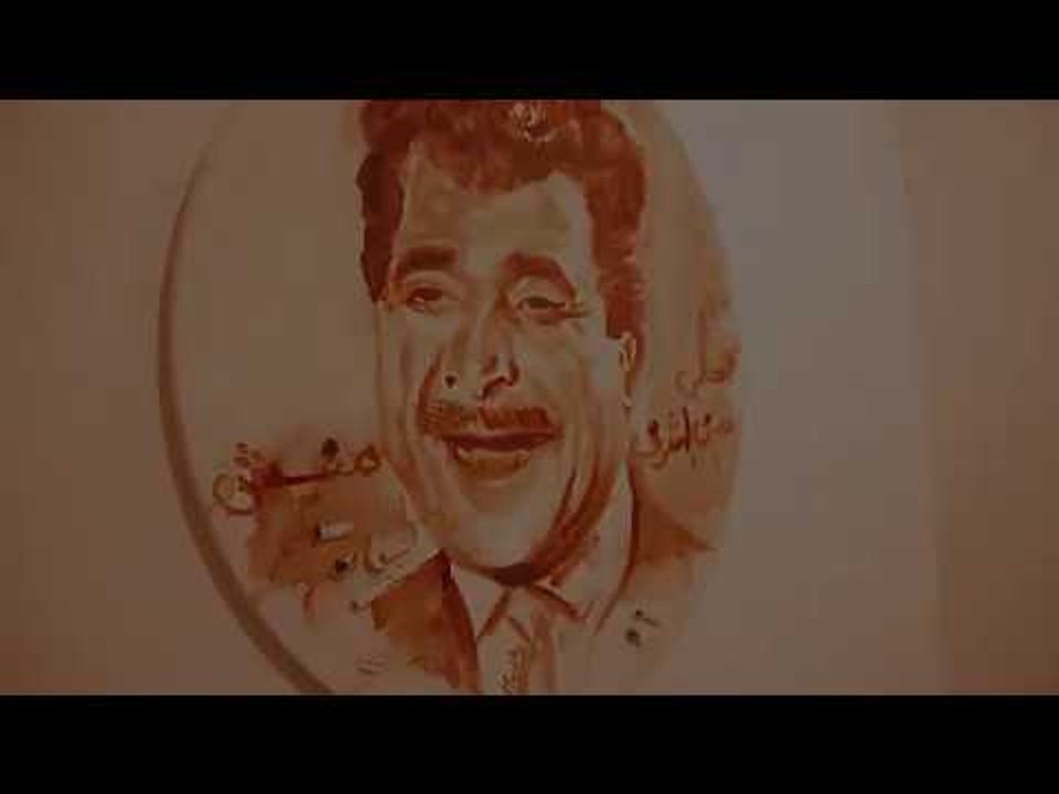 صدى البلد | فنانة تشكيلية تبدع فى رسم لوحات فنية بالقهوة والنسكافيه