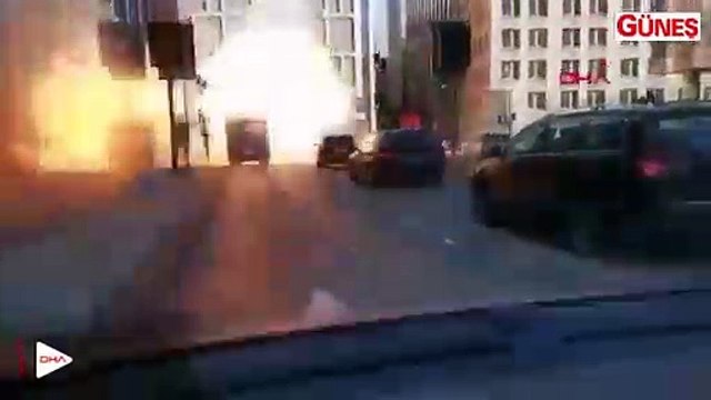 İşte Stockholm’deki patlamanın görüntüleri