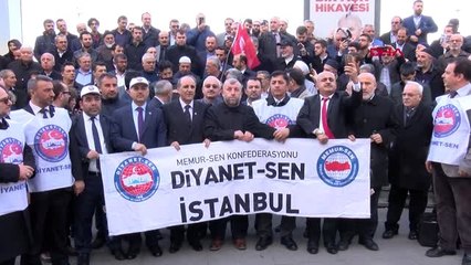 İstanbul Diyanet-Sen Üyeleri'nden Islık Protestosu