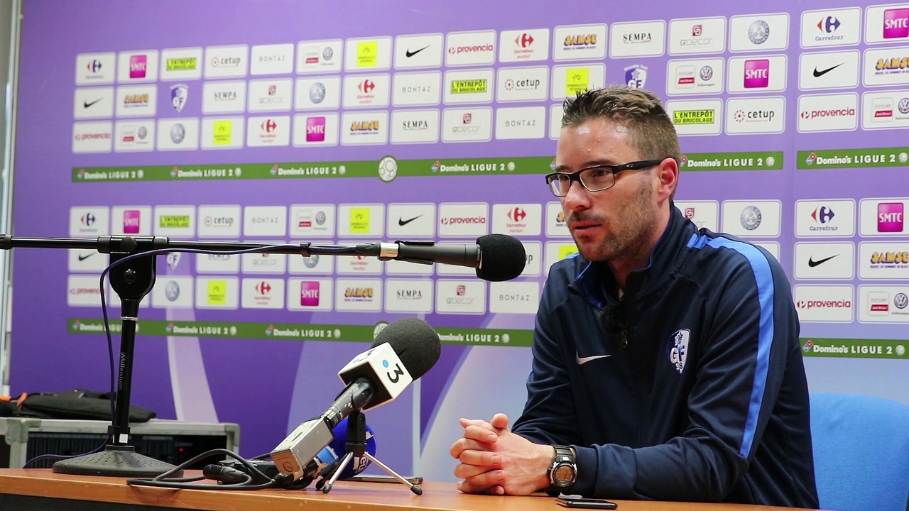 Nicolas Bach (GF38) et Sandrine Bretigny et Reynald Pedros (OL)  après la demi-finale de la CDF