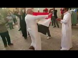 ابناء الجالية المصرية بجدة يحتفلون بأخر ايام الانتخابات بالخارج علي انغام تسلم الايادي