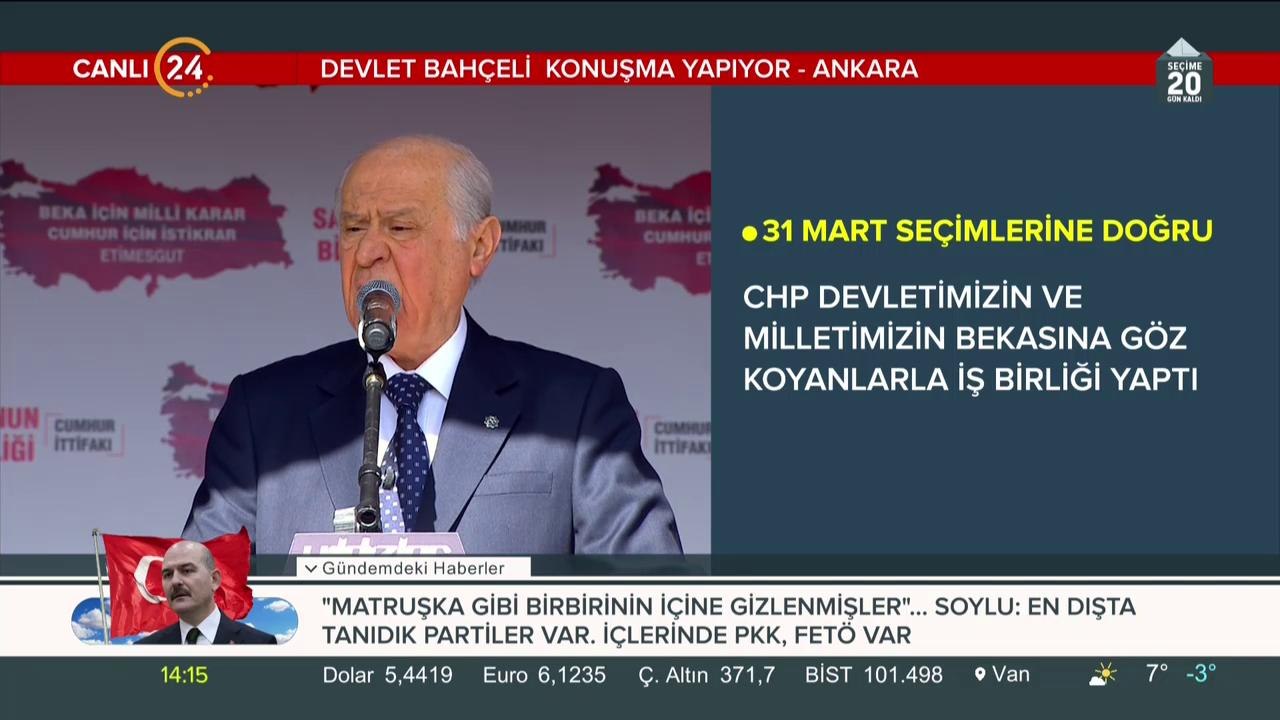 Devlet Bahçeli konuşuyor