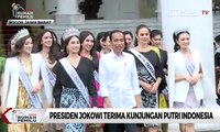 Presiden Jokowi Terima Kunjungan Puteri Indonesia