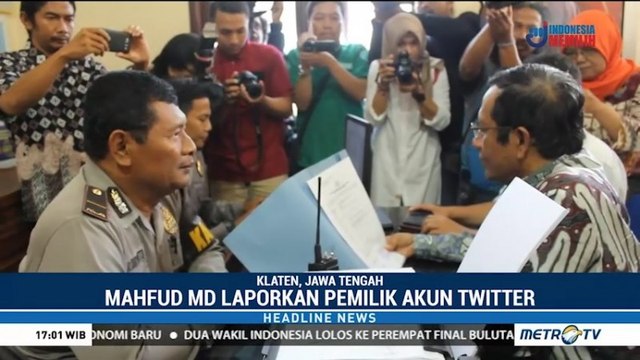 Mahfud MD Laporkan Pemilik Akun @KakekKampret_ ke Polisi