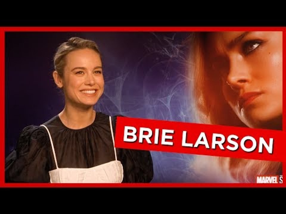 'It kind of breaks my brain!': Brie Larson talks young girls playing with her Captain Marvel doll
