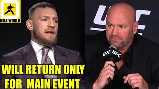 Conor Mcgregor is delaying fight with Donald Cerrone over Main Event slot?,Askren on Dana White
