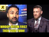 Paulie Malignaggi will fight Conor McGregor's teammate Artem Lobov if he wins on April 6,JDS