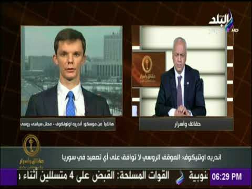 محلل سياسي روسي: الموقف الروسي لا يوافق على أي تصعيد في سوريا