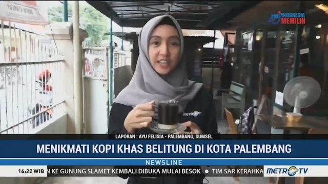 Menikmati Kopi Belitung di Kota Pempek