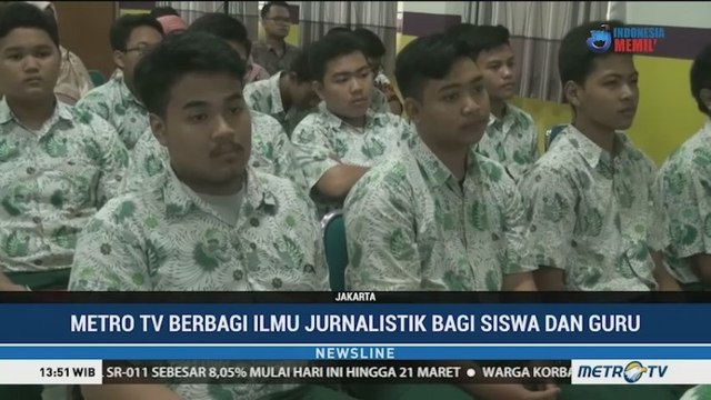 Metro TV Tularkan Ilmu Jurnalistik ke Siswa Madrasah Aliyah Citra Cendekia