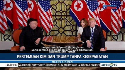 Pertemuan Trump dan Kim Gagal Capai Kesepakatan