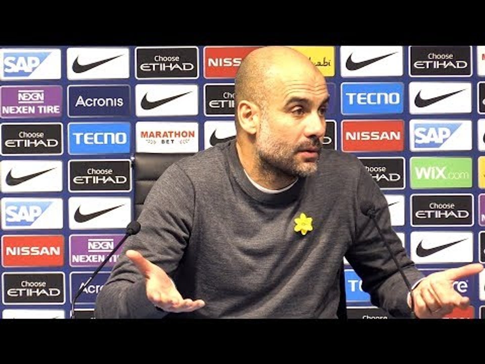 Manchester City 3-1 Watford - Pep Guardiola Embargoed Post Match Press Conference - Premier League