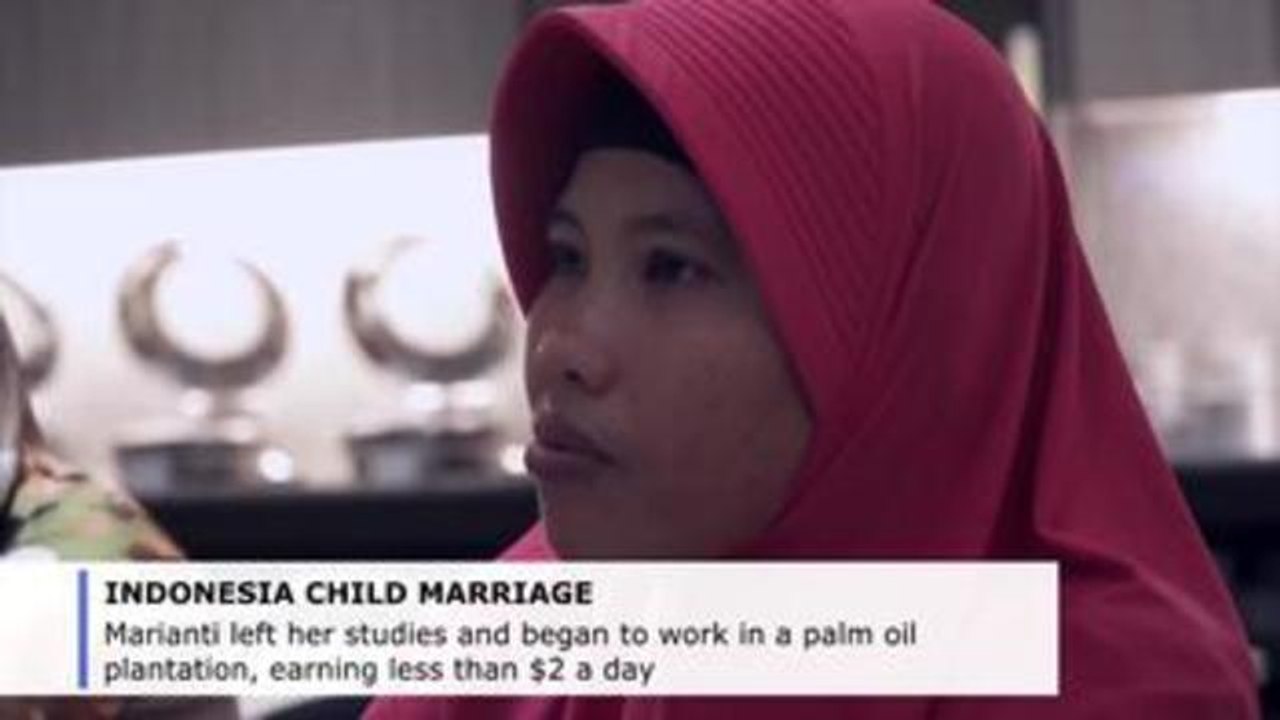 Child marriage victim fights to end the practice in Indonesia