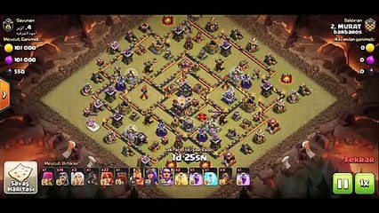 CLASH OF CLANS - VALKYRIE ATTACK ! (VALKYRIE SALDIRISI NASIL YAPILMALI)