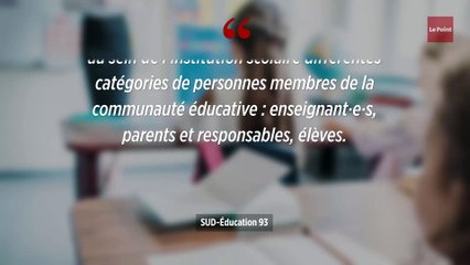 « Lutter contre l'école raciste » : l'incroyable stage de SUD-Éducation 93