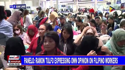 Panelo: Ramon Tulfo expressing own opinion on Filipino workers