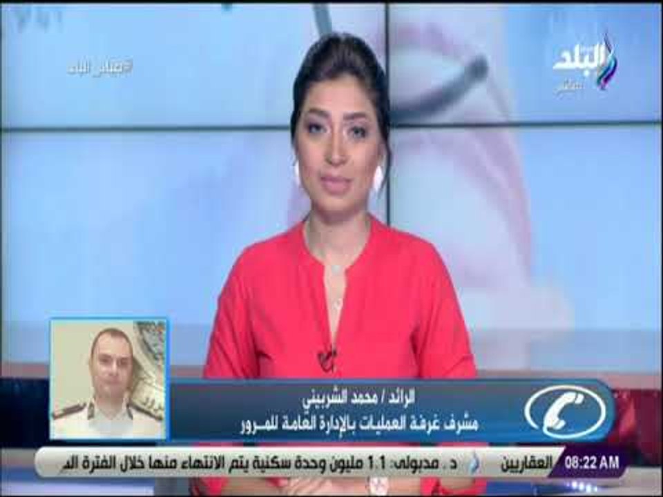 صباح البلد - انقلاب سيارة نقل يوقف المرور أعلى كوبري قليوب