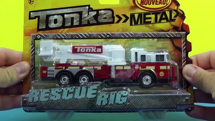 Jouet de véhicule Ambulance et voiture de Police et Camion de pompiers unboxing présentation de jouer