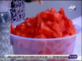 سفرة  و طبلية - مقادير أيس كريم البطيخ مع الشيف هالة فهمي