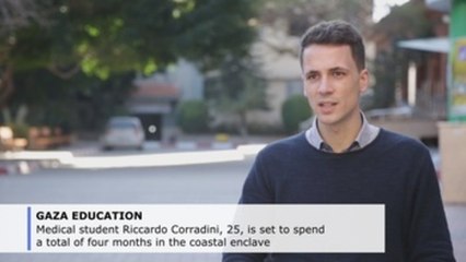 Gaza hosts 1st international student as part of exchange program