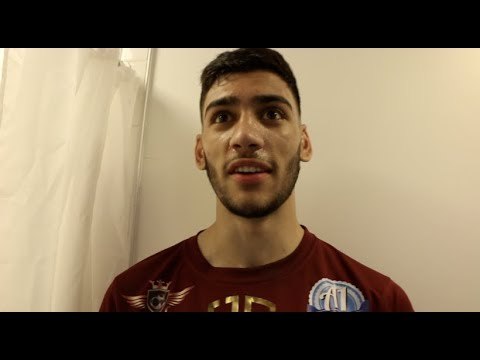 HAMZAH SHEERAZ REACTS TO SENSATIONAL 1st ROUND STOPPAGE VICTORY LIVE ON BT SPORT @ ROYAL ALBERT HALL