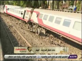 مصطفي بكري عشرات المصابين ولا وفيات حتي الآن في حادث قطار البدرشين