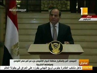 الرئيس السيسي يوجه رسالة لإثيوبيا وإريتريا وجنوب السودان