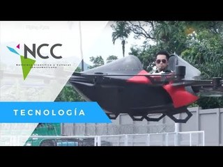 Bai­la­rín de hip hop crea co­che vo­la­dor