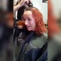 This sexy women shaved her head bald ✴ Headshave eyebrow Shave480P सिर की हजामत करवाना