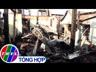 THVL | Hỏa hoạn trong đêm, 9 căn nhà ở An Giang bị thiêu rụi