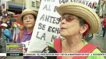 Venezolanos rechazan ataques contra el sistema eléctrico del país