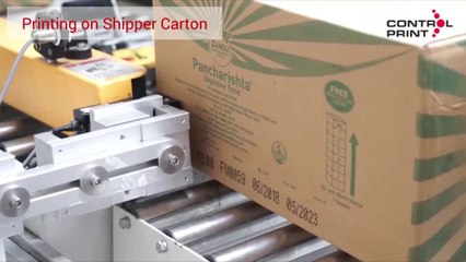 Print on Pharma Shipper Carton - Control Print TIJ