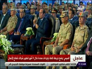 السيسي  : الصعيد الفترة المقبلة سيشهد مزيدا من المشروعات