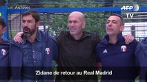 Football: Zidane de retour au Real Madrid