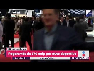 Este es el auto deportivo ¡más caro del mundo! | Noticias con Yuriria Sierra