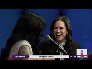 Yuriria Sierra canta "El beso" con Mon Laferte | Noticias con Yuriria Sierra