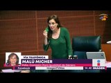 No voy a permitir que se nos diga asesinas, asegura la senadora Malú Mícher | Yuriria Sierra