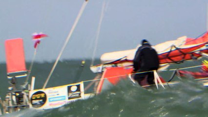 Arrivée d'UKU RANDMAA GOLDEN GLOBE RACE