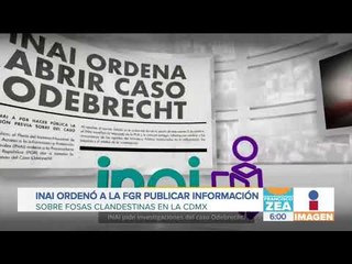 INAI ordena publicar estadísticas de fosas clandestinas en la Ciudad de México | Francisco Zea