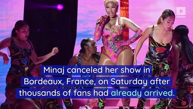 Angry Nicki Minaj Fans Chant 'Cardi B' After Canceled Concert