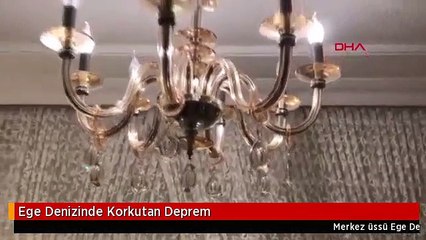 Ege Denizinde Korkutan Deprem