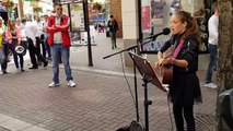 Adele - Send my love (to your new lover) - Cover by Allie Sherlock - Busking in Limerick