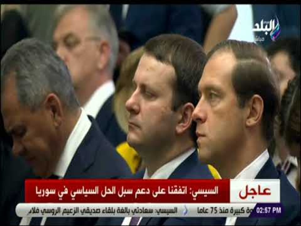 صدى البلد | الرئيس السيسي: «أكدت للرئيس بوتين ضرورة دعم الجيش الوطني الليبي»