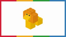 Juegos de LEGO fácil para niños - cómo hacer un león con piezas LEGO - By CARA BIN BON BAND