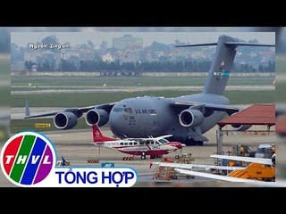 THVL | Vận tải cơ chở phương tiện phục vụ Tổng thống Mỹ tiếp tục đến Hà Nội